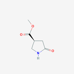 molecular formula C6H9NO3 B2995119 (S)-Methyl 5-oxopyrrolidine-3-carboxylate CAS No. 428518-31-4