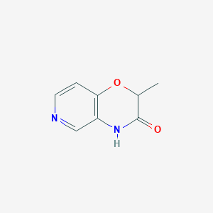 molecular formula C8H8N2O2 B2995144 2-methyl-4H-pyrido[4,3-b][1,4]oxazin-3-one CAS No. 2411573-54-9