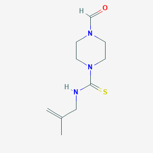 4-formyl-N-(2-methylprop-2-enyl)piperazine-1-carbothioamide