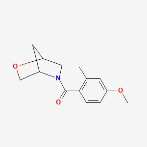2-Oxa-5-azabicyclo[2.2.1]heptan-5-yl(4-methoxy-2-methylphenyl)methanone