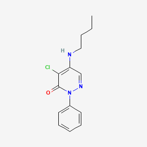 5-(Butylamino)-4-chloro-2-phenylpyridazin-3-one