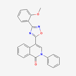 4-(3-(2-methoxyphenyl)-1,2,4-oxadiazol-5-yl)-2-phenylisoquinolin-1(2H)-one