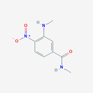 N-methyl-3-(methylamino)-4-nitrobenzamide
