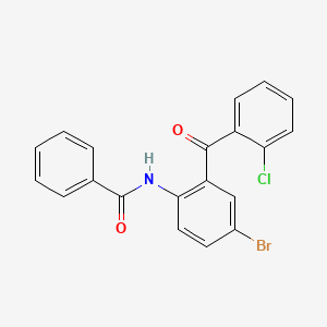 N-[4-bromo-2-(2-chlorobenzoyl)phenyl]benzamide