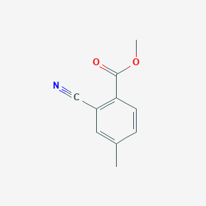 molecular formula C10H9NO2 B2995264 Methyl 2-cyano-4-Methylbenzoate CAS No. 1213767-07-7