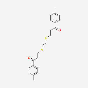1-(4-Methylphenyl)-3-[(2-{[3-(4-methylphenyl)-3-oxopropyl]sulfanyl}ethyl)sulfanyl]-1-propanone