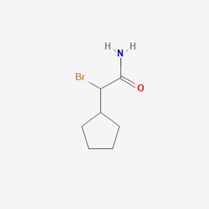 2-Bromo-2-cyclopentylacetamide