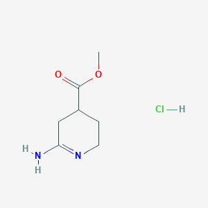 Methyl 6-amino-2,3,4,5-tetrahydropyridine-4-carboxylate hydrochloride