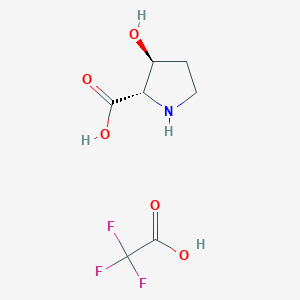 (2s,3s)-3-Hydroxypyrrolidine-2-carboxylic acid; trifluoroacetic acid