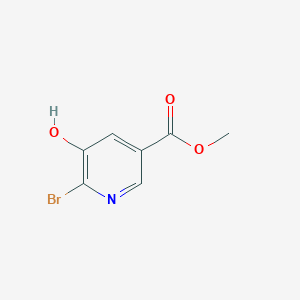 molecular formula C7H6BrNO3 B2995392 methyl 6-bromo-5-hydroxynicotinate CAS No. 1256837-01-0
