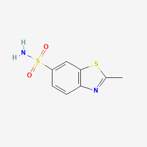 molecular formula C8H8N2O2S2 B2995482 2-Methyl-1,3-benzothiazole-6-sulfonamide CAS No. 21431-21-0