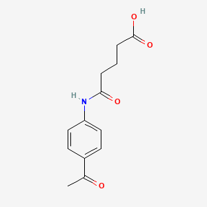 5-[(4-Acetylphenyl)amino]-5-oxopentanoic acid