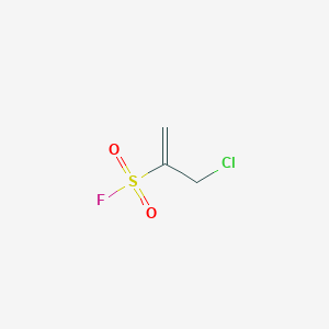molecular formula C3H4ClFO2S B2995791 3-Chloroprop-1-ene-2-sulfonyl fluoride CAS No. 1461708-04-2