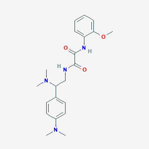 N1-(2-(dimethylamino)-2-(4-(dimethylamino)phenyl)ethyl)-N2-(2-methoxyphenyl)oxalamide
