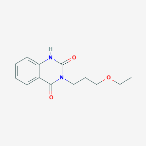 molecular formula C13H16N2O3 B2996063 3-(3-ethoxypropyl)quinazoline-2,4(1H,3H)-dione CAS No. 94507-30-9