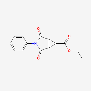 Ethyl 2,4-dioxo-3-phenyl-3-azabicyclo[3.1.0]hexane-6-carboxylate