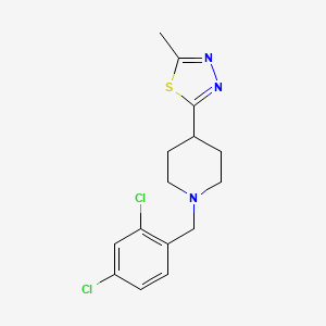 2-(1-(2,4-Dichlorobenzyl)piperidin-4-yl)-5-methyl-1,3,4-thiadiazole