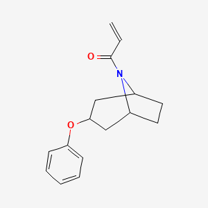 1-(3-Phenoxy-8-azabicyclo[3.2.1]octan-8-yl)prop-2-en-1-one
