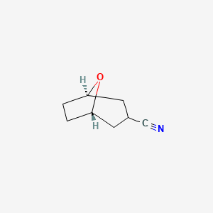 molecular formula C8H11NO B2996662 Exo-8-oxabicyclo[3.2.1]octane-3-carbonitrile CAS No. 2227197-28-4