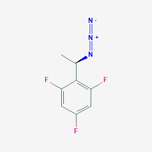 B2996826 2-[(1R)-1-Azidoethyl]-1,3,5-trifluorobenzene CAS No. 2230789-46-3