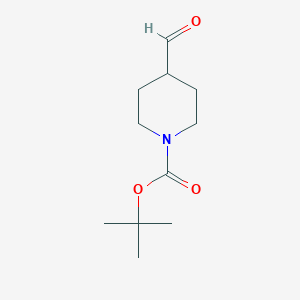 molecular formula C11H19NO3 B029969 Tert-butyl 4-formylpiperidine-1-carboxylate CAS No. 137076-22-3