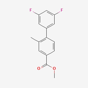 molecular formula C15H12F2O2 B2997047 Methyl 4-(3,5-difluorophenyl)-3-methylbenzoate CAS No. 2140327-06-4