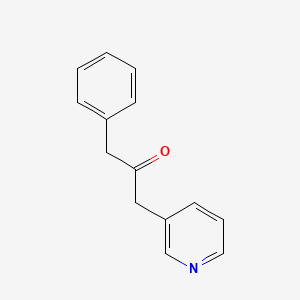 molecular formula C14H13NO B2997114 1-Phenyl-3-(pyridin-3-yl)propan-2-one CAS No. 1247742-78-4