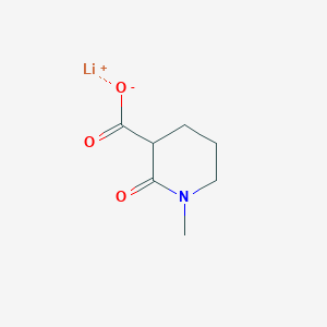 molecular formula C7H10LiNO3 B2997268 Lithium;1-methyl-2-oxopiperidine-3-carboxylate CAS No. 2095411-03-1