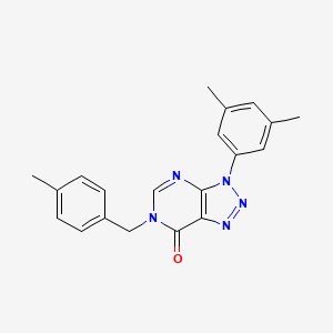 3-(3,5-Dimethylphenyl)-6-[(4-methylphenyl)methyl]triazolo[4,5-d]pyrimidin-7-one
