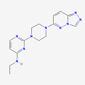 N-Ethyl-2-[4-([1,2,4]triazolo[4,3-b]pyridazin-6-yl)piperazin-1-yl]pyrimidin-4-amine