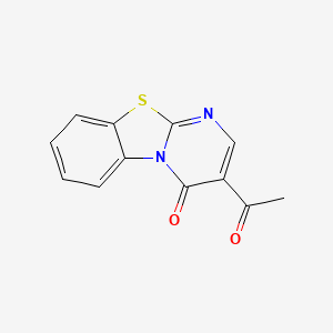 3-acetyl-4H-pyrimido[2,1-b][1,3]benzothiazol-4-one