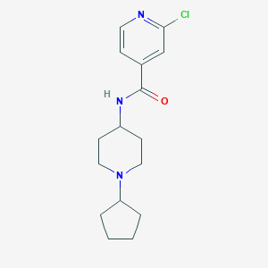 2-Chloro-N-(1-cyclopentylpiperidin-4-yl)pyridine-4-carboxamide