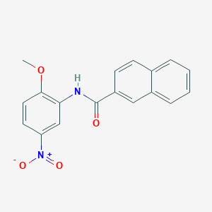 N-(2-methoxy-5-nitrophenyl)naphthalene-2-carboxamide