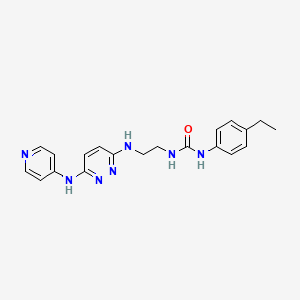 1-(4-Ethylphenyl)-3-(2-((6-(pyridin-4-ylamino)pyridazin-3-yl)amino)ethyl)urea