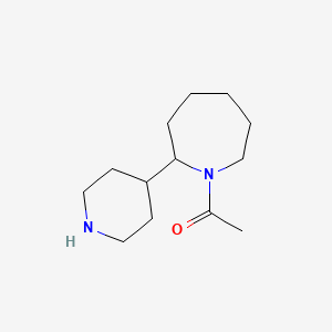 1-[2-(Piperidin-4-yl)azepan-1-yl]ethan-1-one