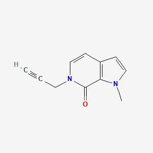 1-Methyl-6-prop-2-ynylpyrrolo[2,3-c]pyridin-7-one
