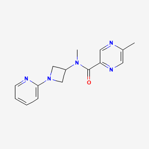 N,5-Dimethyl-N-(1-pyridin-2-ylazetidin-3-yl)pyrazine-2-carboxamide