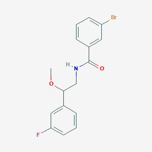 3-bromo-N-(2-(3-fluorophenyl)-2-methoxyethyl)benzamide