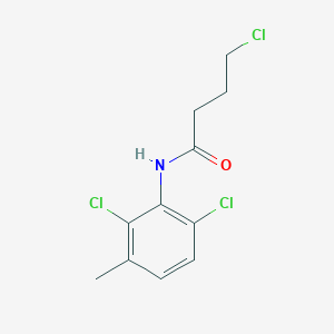 4-chloro-N-(2,6-dichloro-3-methylphenyl)butanamide