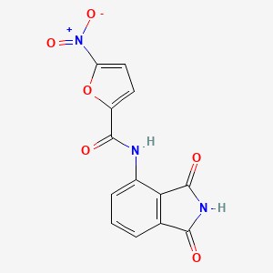 N-(1,3-dioxoisoindol-4-yl)-5-nitrofuran-2-carboxamide