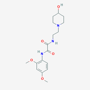 N1-(2,4-dimethoxyphenyl)-N2-(2-(4-hydroxypiperidin-1-yl)ethyl)oxalamide