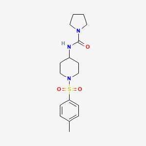 N-{1-[(4-methylphenyl)sulfonyl]-4-piperidinyl}-1-pyrrolidinecarboxamide