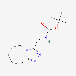 tert-butyl (6,7,8,9-tetrahydro-5H-[1,2,4]triazolo[4,3-a]azepin-3-ylmethyl)carbamate
