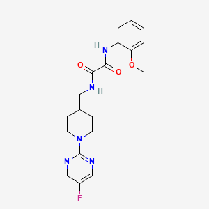 N1-((1-(5-fluoropyrimidin-2-yl)piperidin-4-yl)methyl)-N2-(2-methoxyphenyl)oxalamide