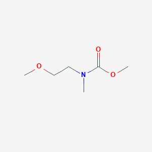 molecular formula C6H13NO3 B2997574 Methyl N-(2-methoxyethyl)-N-methylcarbamate CAS No. 1173995-08-8