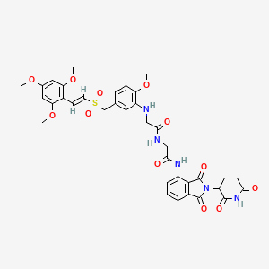 molecular formula C36H37N5O12S B2997603 PROTAC B-Raf degrader 1 