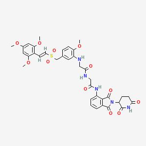 molecular formula C36H37N5O12S B2997603 PROTAC B-Raf degrader 1 CAS No. 2364367-27-9