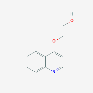 molecular formula C11H11NO2 B2997680 2-(quinolin-4-yloxy)ethan-1-ol CAS No. 24220-96-0