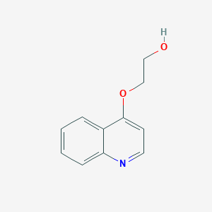molecular formula C11H11NO2 B2997680 Ethanol, 2-(4-quinolinyloxy)- CAS No. 24220-96-0
