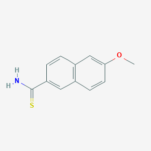 molecular formula C12H11NOS B2997702 6-Methoxynaphthalene-2-carbothioamide CAS No. 926234-18-6